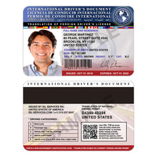 Carregar imagem no visualizador da galeria, International Driving Permit Card
